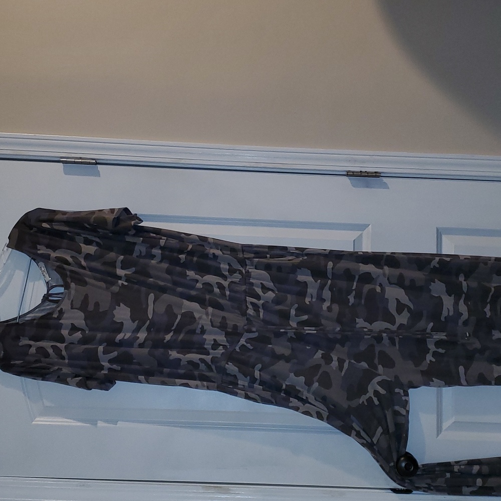Army fatigue jumpsuit
